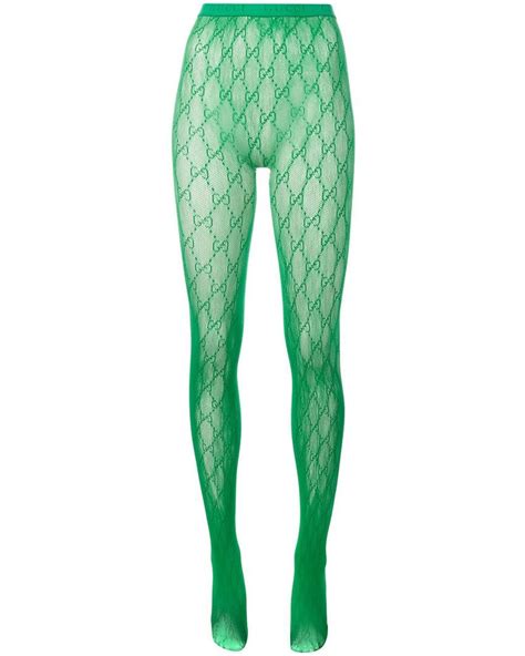 gucci green logo tights|Gucci tights aesthetic.